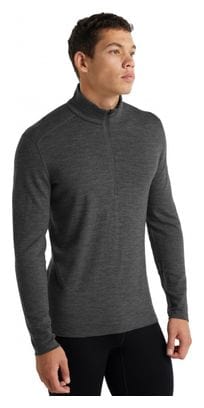 Maillot Manches Longues Icebreaker Mérinos 260 Tech Half Zip Gris