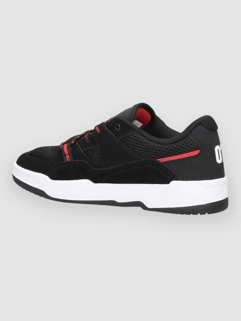 DC Construct Skate Shoes black/hot coral