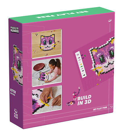 Plus-Plus Puzzle Stadt Zahl - 500 st. - Kätzchen