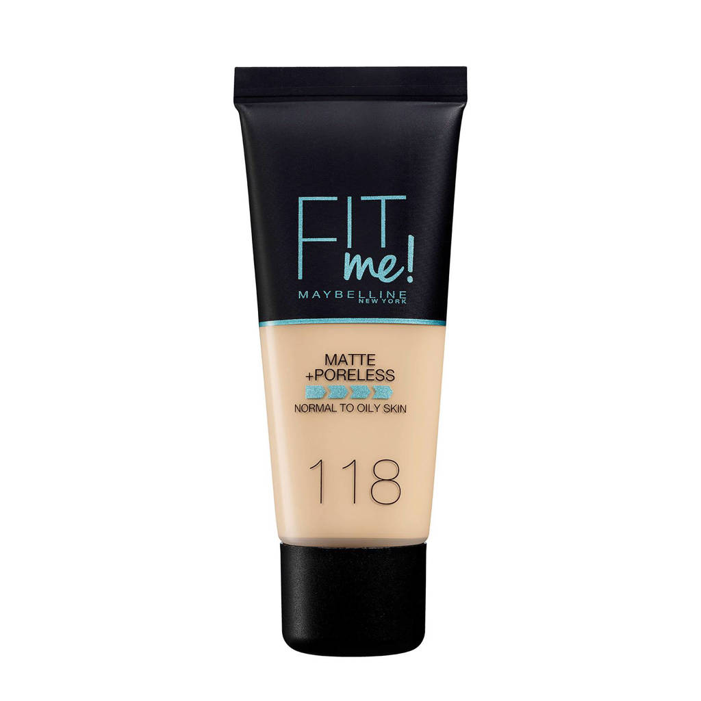Matte en medium dekkende foundationFit Me! Matte + Poreless liquid foundation - 118 Nude