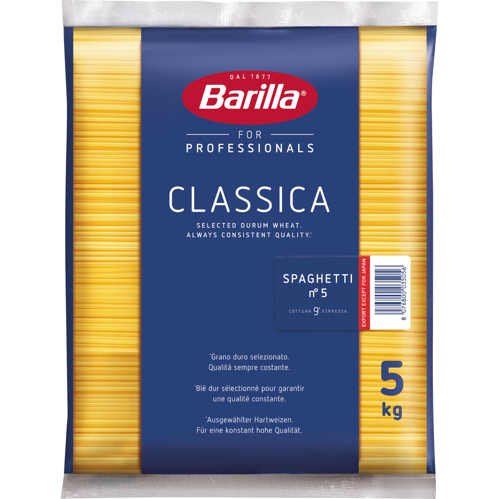 Barilla Spaghetti 5 kg