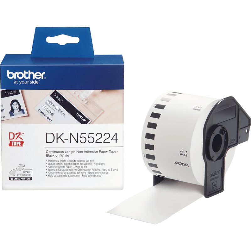 DK-N55224 Etiquettes en continu papier, 54mm x30,48m
