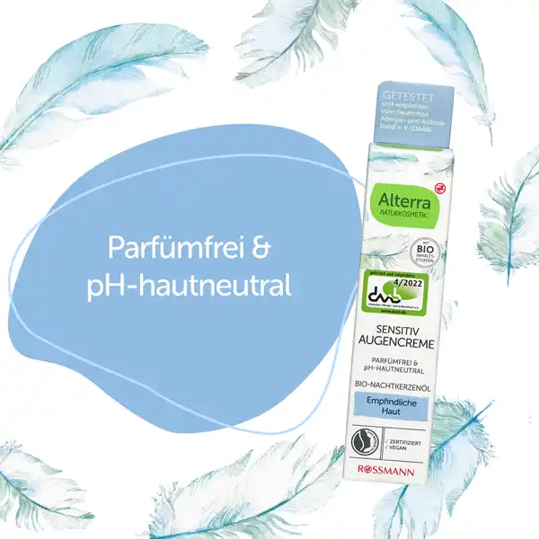 Sensitiv Augencreme Bio-Nachtkerzenöl