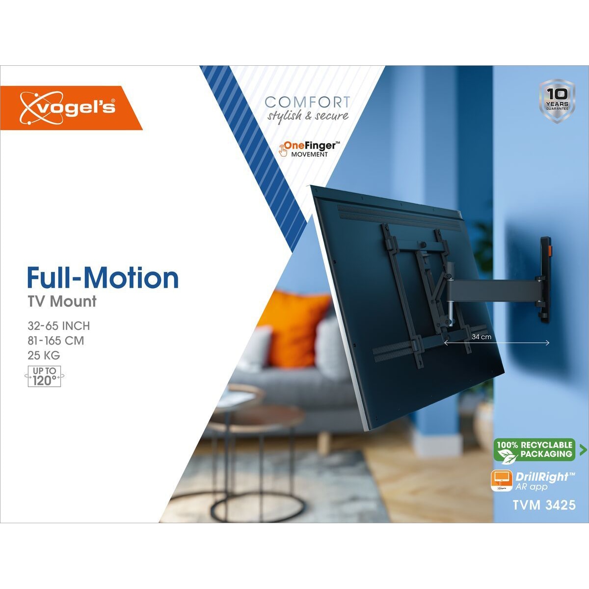 Vogels COMFORT Full Motion TV veggfeste TVM3425