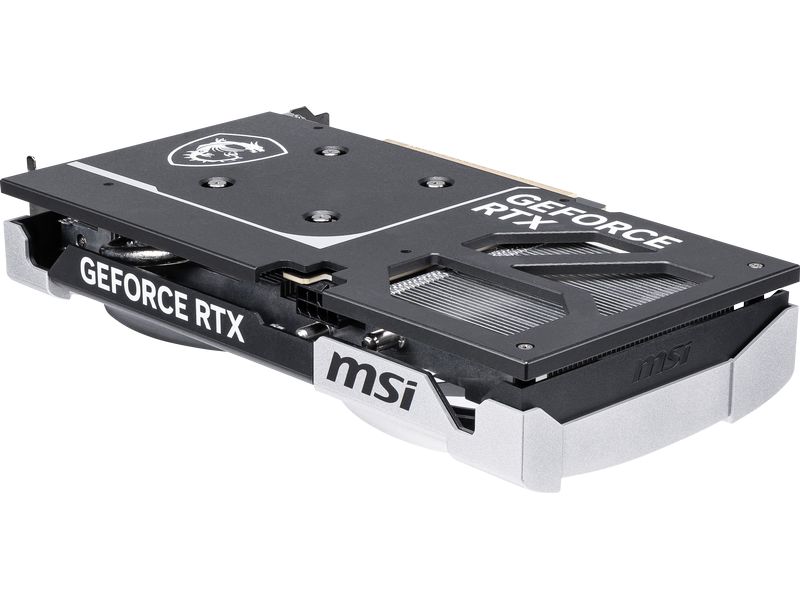 MSI GeForce RTX 5060 TI 8G VENTUS 2X OC PLUS Die VENTUS-Serie wurde für jede Herausforderung entwickelt und konzentriert sich auf das Wesentliche. Die effiziente Kühlung ist in einem robusten Gehäuse mit neutraler Ästhetik untergebracht, das sich nah