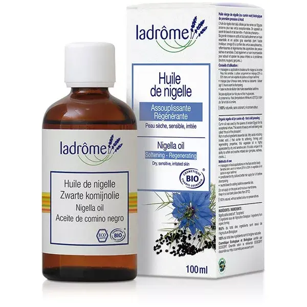 Óleo de Semente de Nigella Orgânico Ladrome 100ml