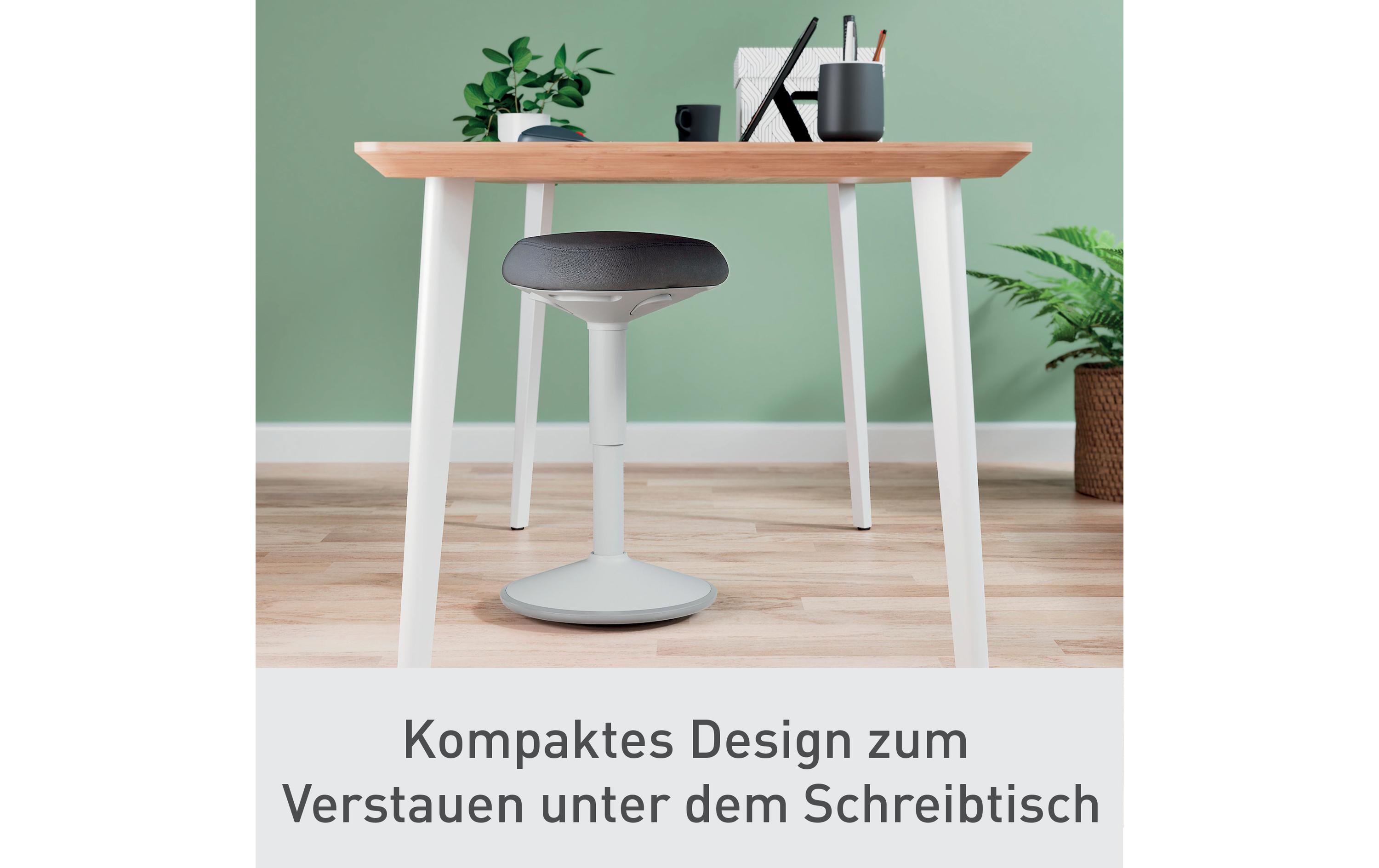 Ergo Active Sitzhocker Hellgrau<br>Ergonomischer Hocker