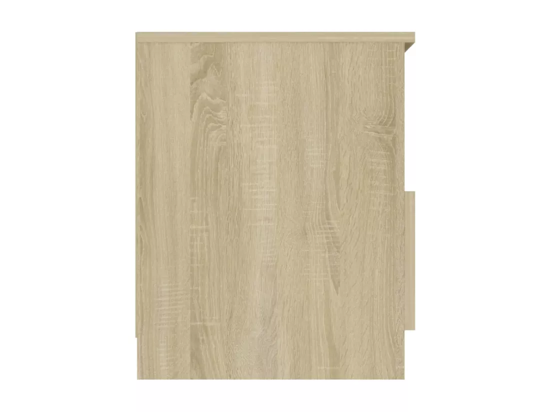 Tables de chevet 2 pcs Chêne sonoma 40x40x50 cm Aggloméré
