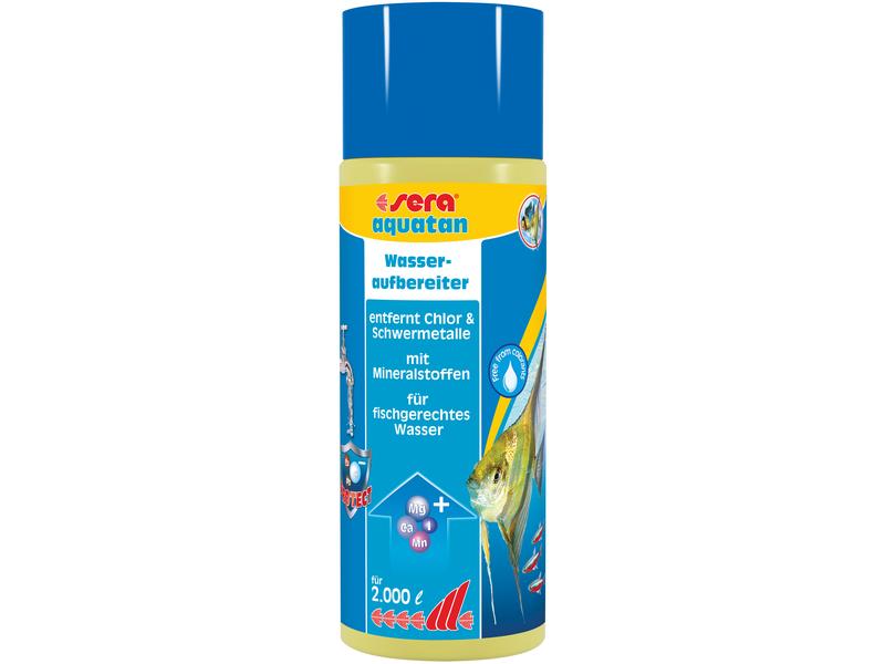 sera Wasseraufbereiter aquatan, 500 ml Wasseraufbereiter für fischgerechtes, mineralstoffreiches Wasser