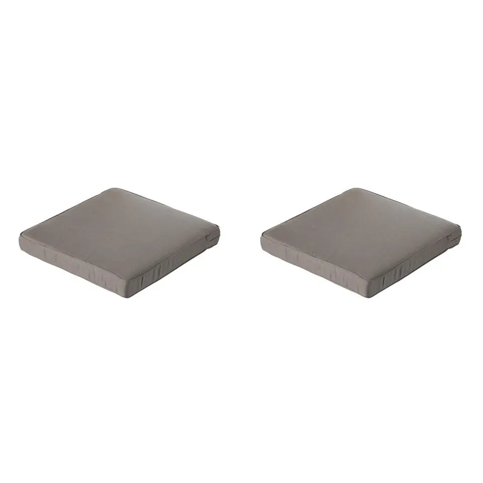Madison - Lounge Profi-Line Zitkussen Rib liver - Ca. 73x73 cm - Set van 2