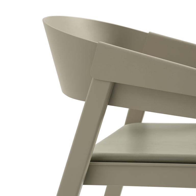 Muuto Cover stoel met kussen zwart remix 183