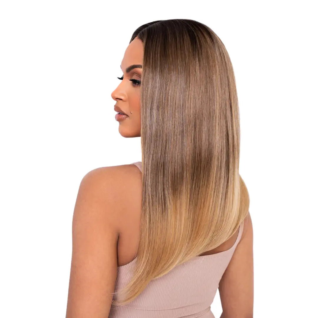 The Mya Balayage Bronde Midi Curve Lace Front Wig