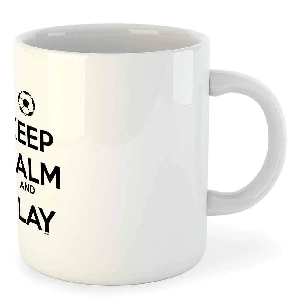 Kruskis Keep Calm And Play Football tasse 325ml