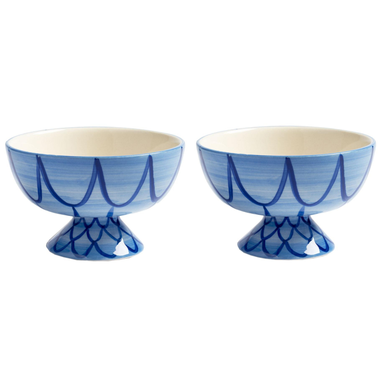 &klevering Sirène schaaltje Ø12,5 set van 2 blauw