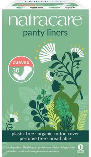 Natracare Panty Liners Curved Inlegkruisjes - plasticvrij 30ST