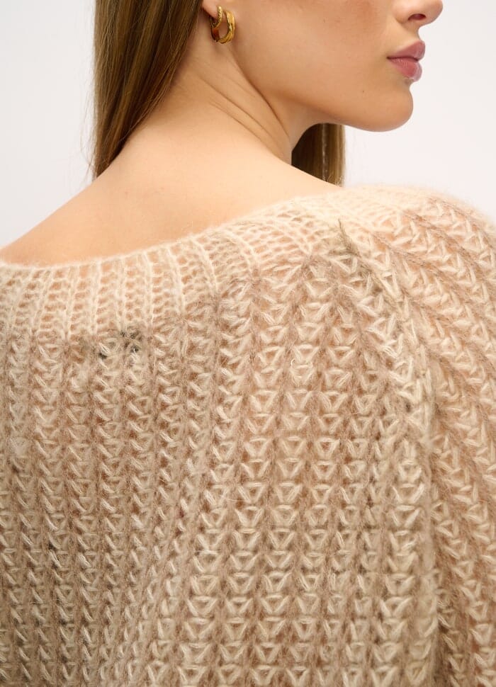 Noella Liana Knit Sweater 1064 cozy brown