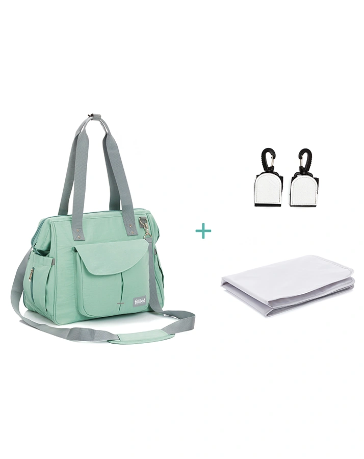 Wickeltasche SYLT (39x24x32) in mint