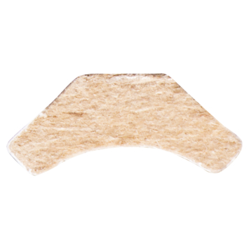 Hollat MDF wit folie 13x13 mm 260 cm