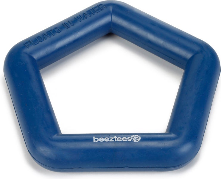 Beeztees hondenspeelgoed ring blauw 15 x 15 cm