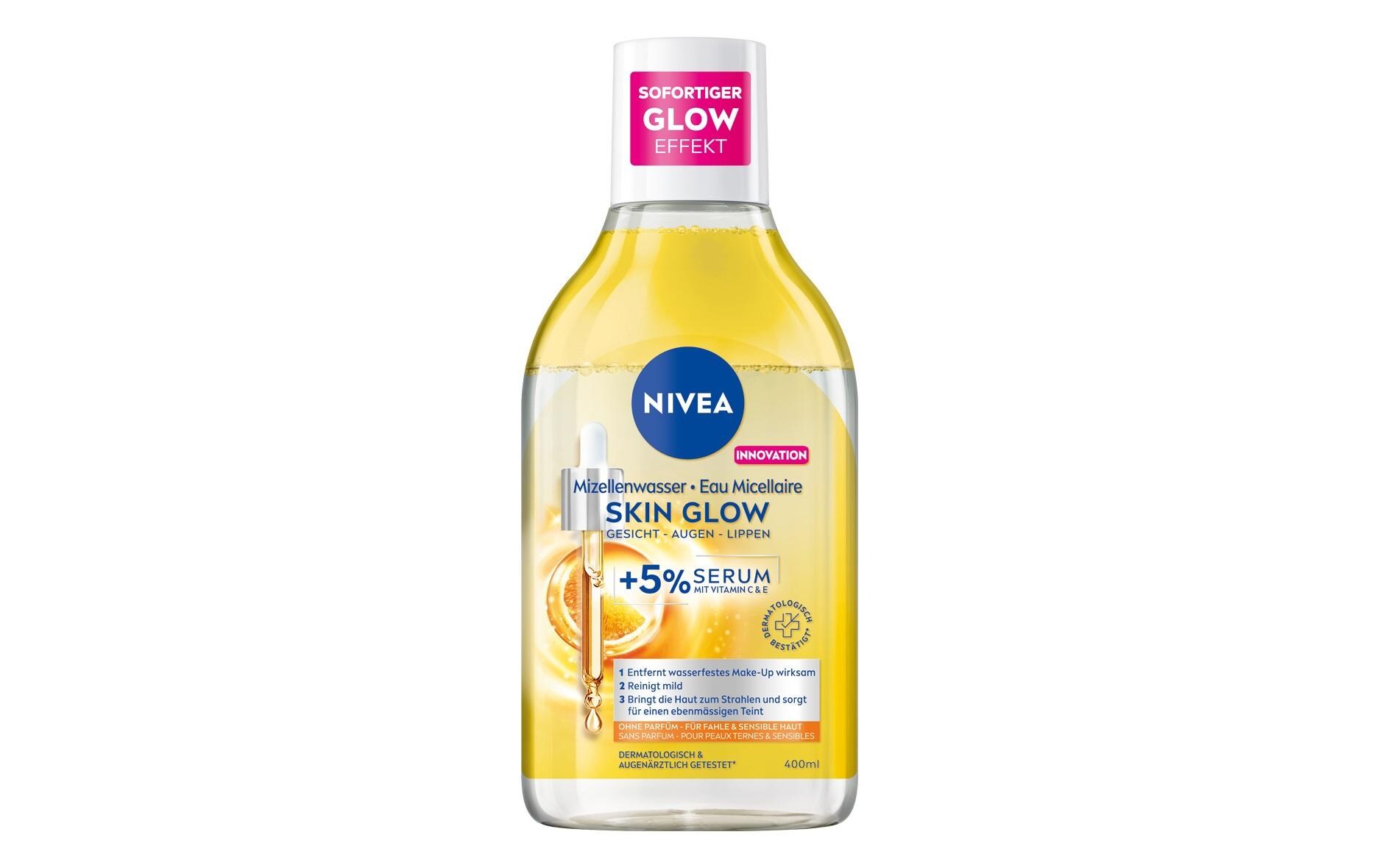 Gesichtspflege Vitamin C Glow Routine 2-teiligPflege-Set fördert strahlende Haut
