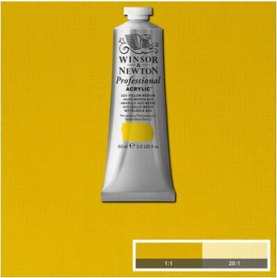 Winsor & Newton - Akrylmaling - Azo Yellow Medium 60 ML