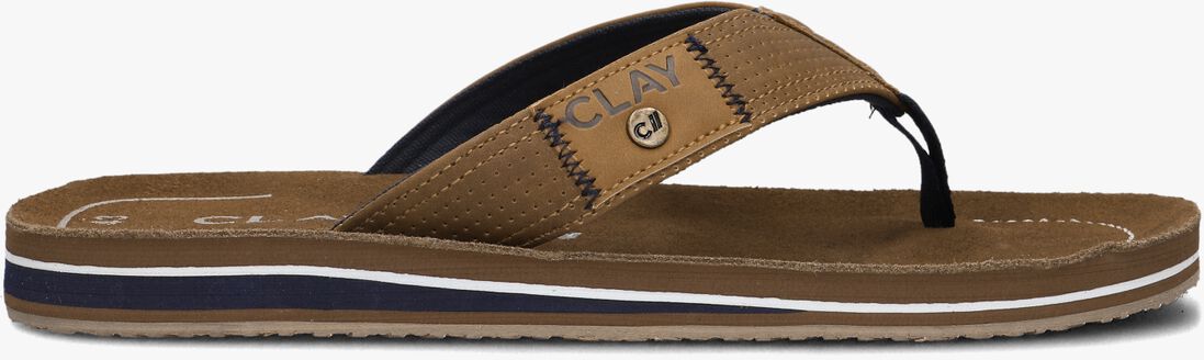 CLAY cognac clay slippers clay001