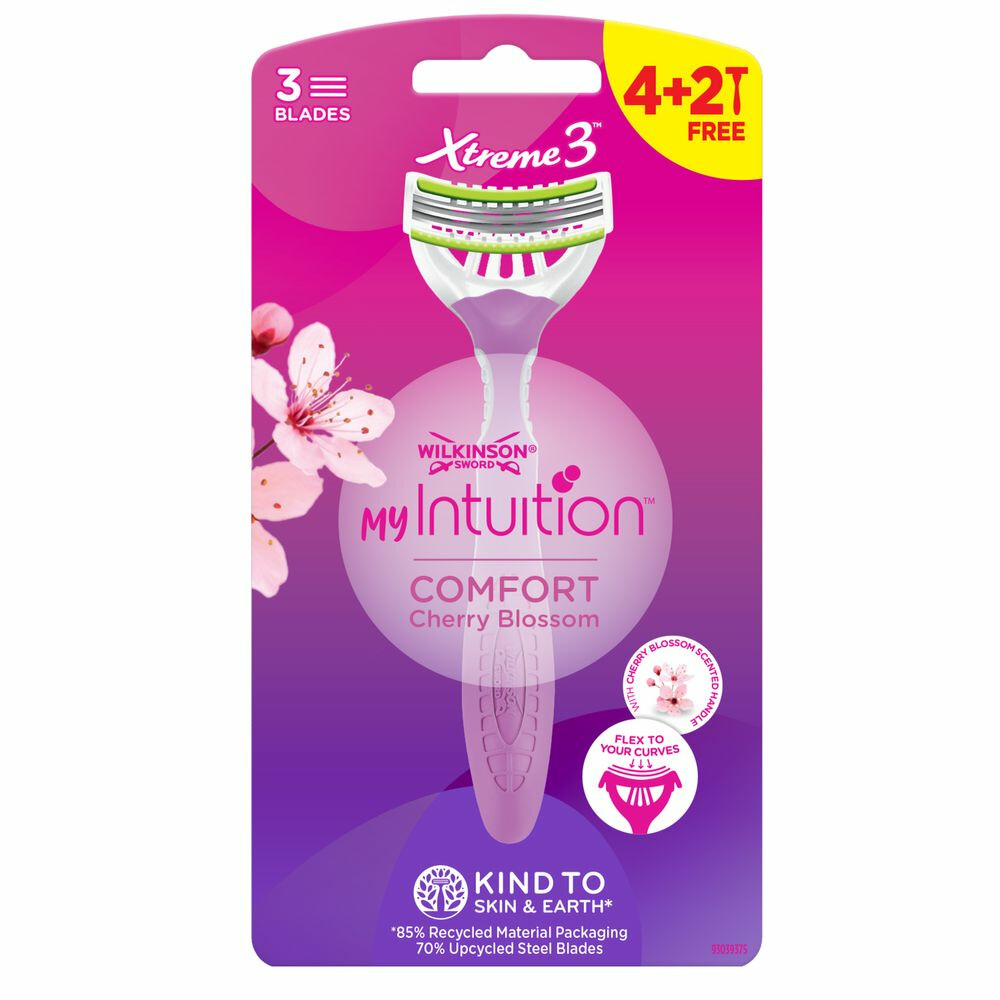 Wilkinson Vrouwen Wegwerpscheermesjes Xtreme 3 My Intuition6 stuks
