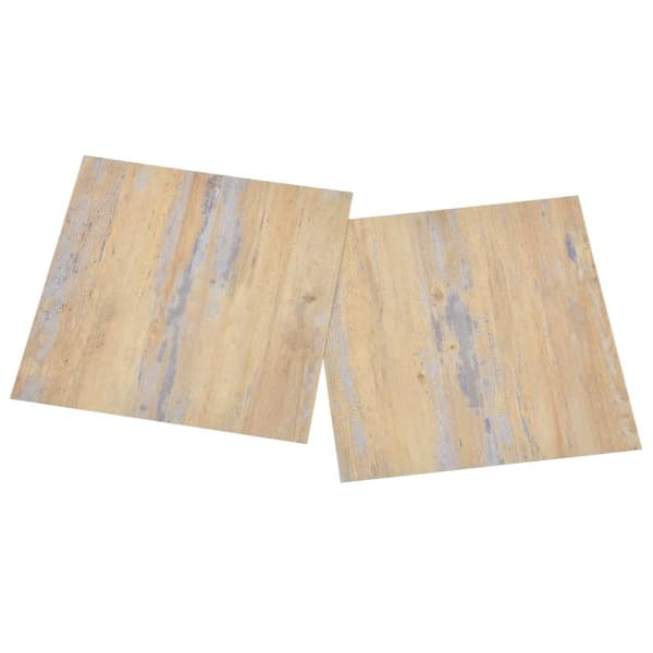 vidaXL Selvklebende gulvplanker 20 stk PVC 1,86 m² brun