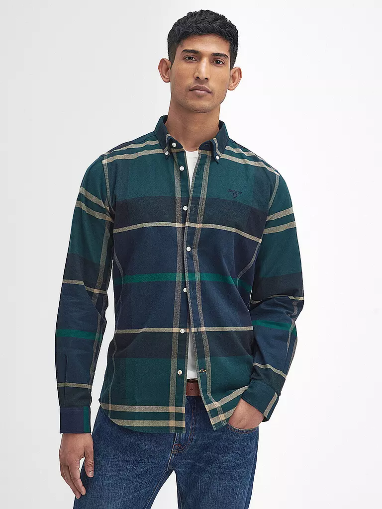 BARBOUR Flanellhemd  dunkelblau