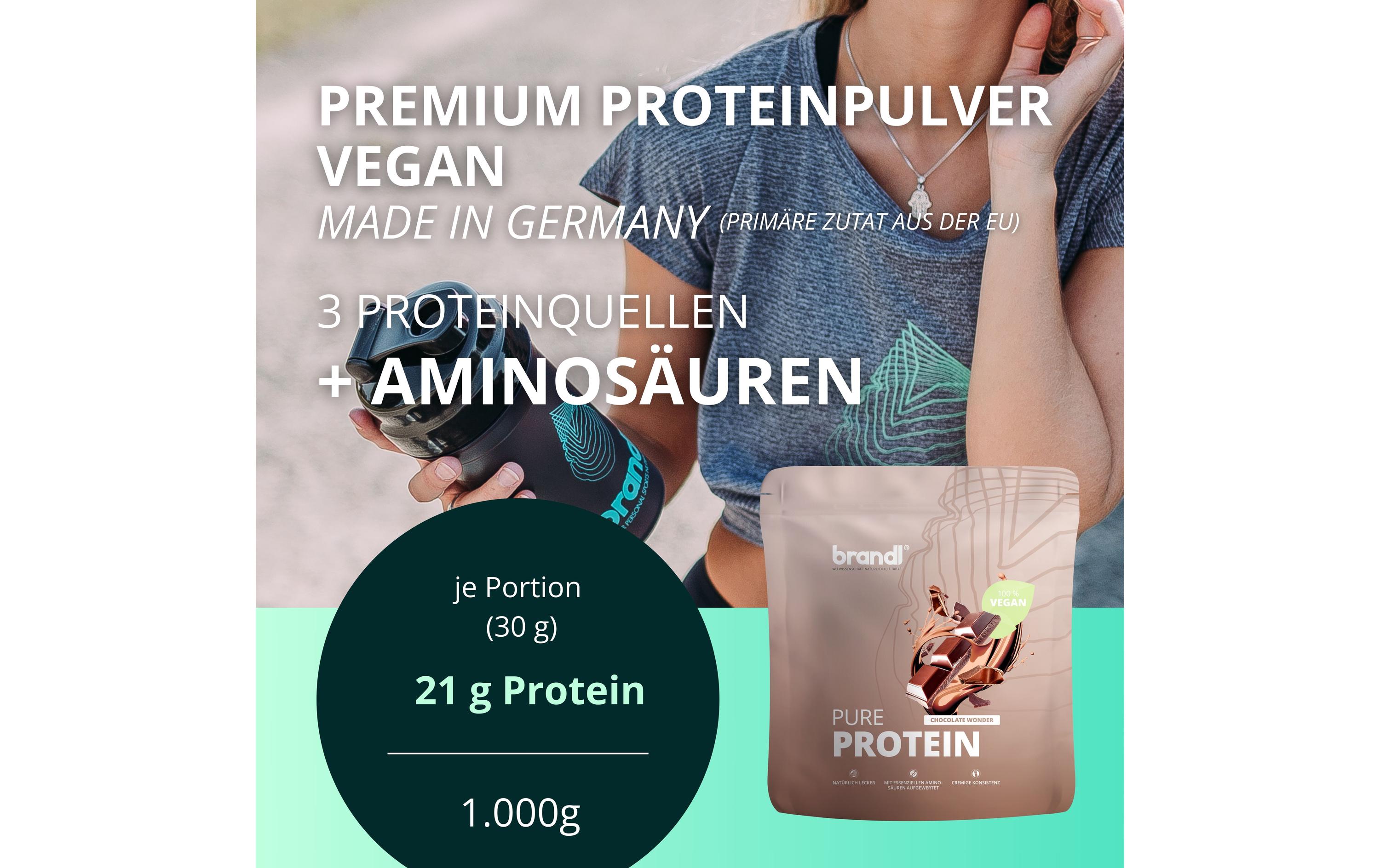 Pulver Pure Protein 2.0 Vegan Schokolade 1000 gProteinpulver