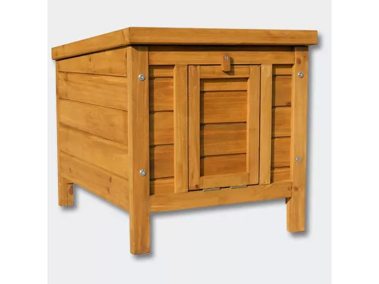 Cabane clapier à lapins bois marron 42 x 51.5 x 43 cm 3716001