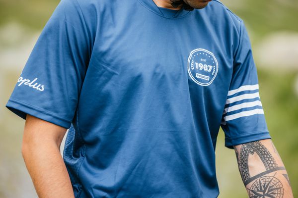1987 TEAM Herren-Kurzarmshirt  dunkelblau  M
