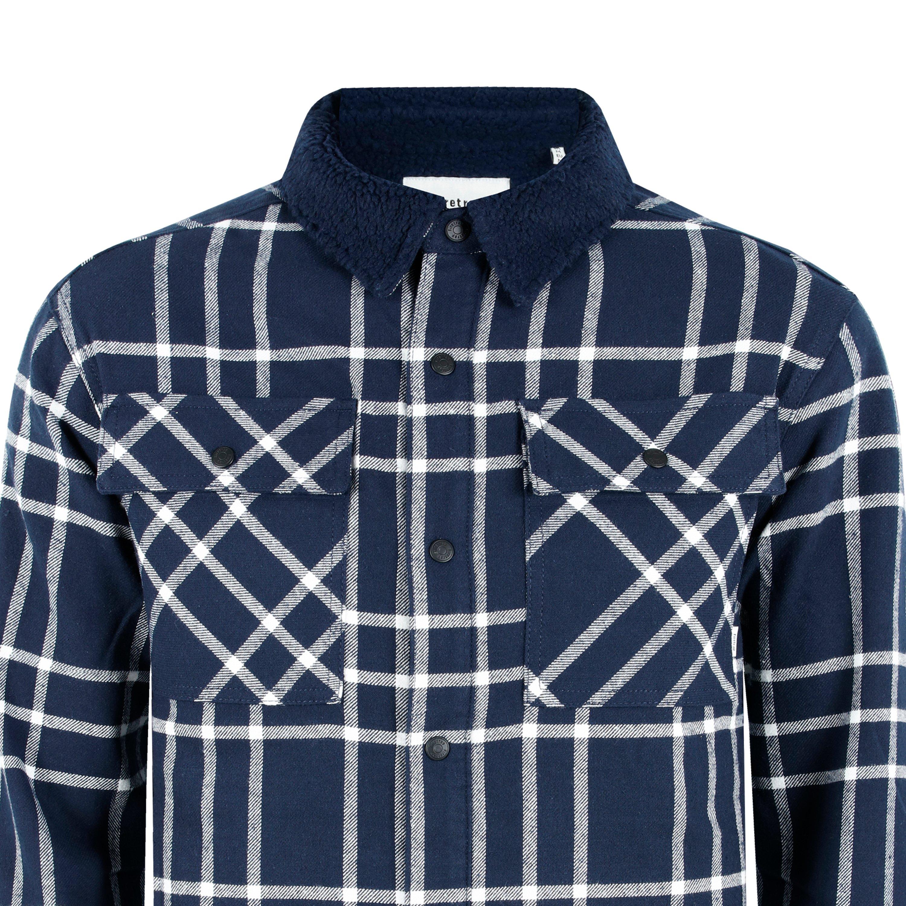 Firetrap Borg Check Overshirt Mens