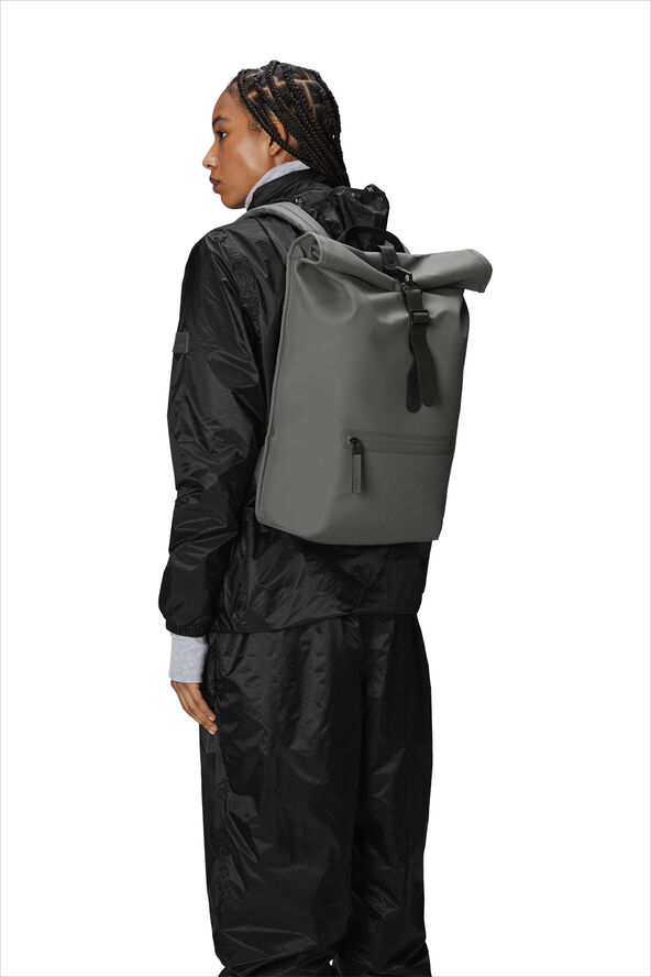 Rains Rolltop Rucksack W3 Grey