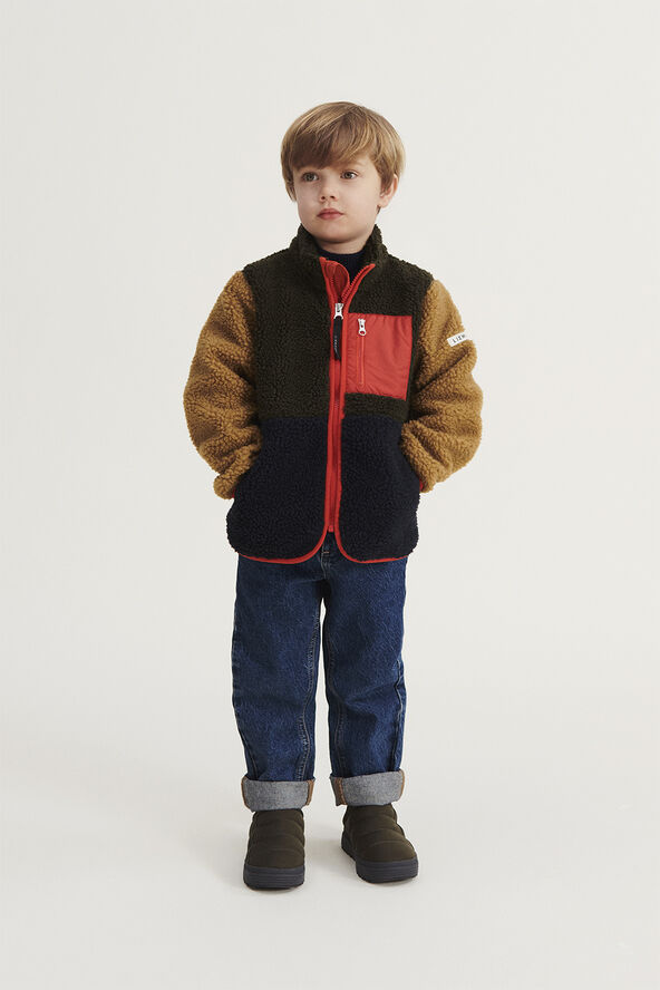 Liewood Nolan Pile Jacket Army brown multi mix