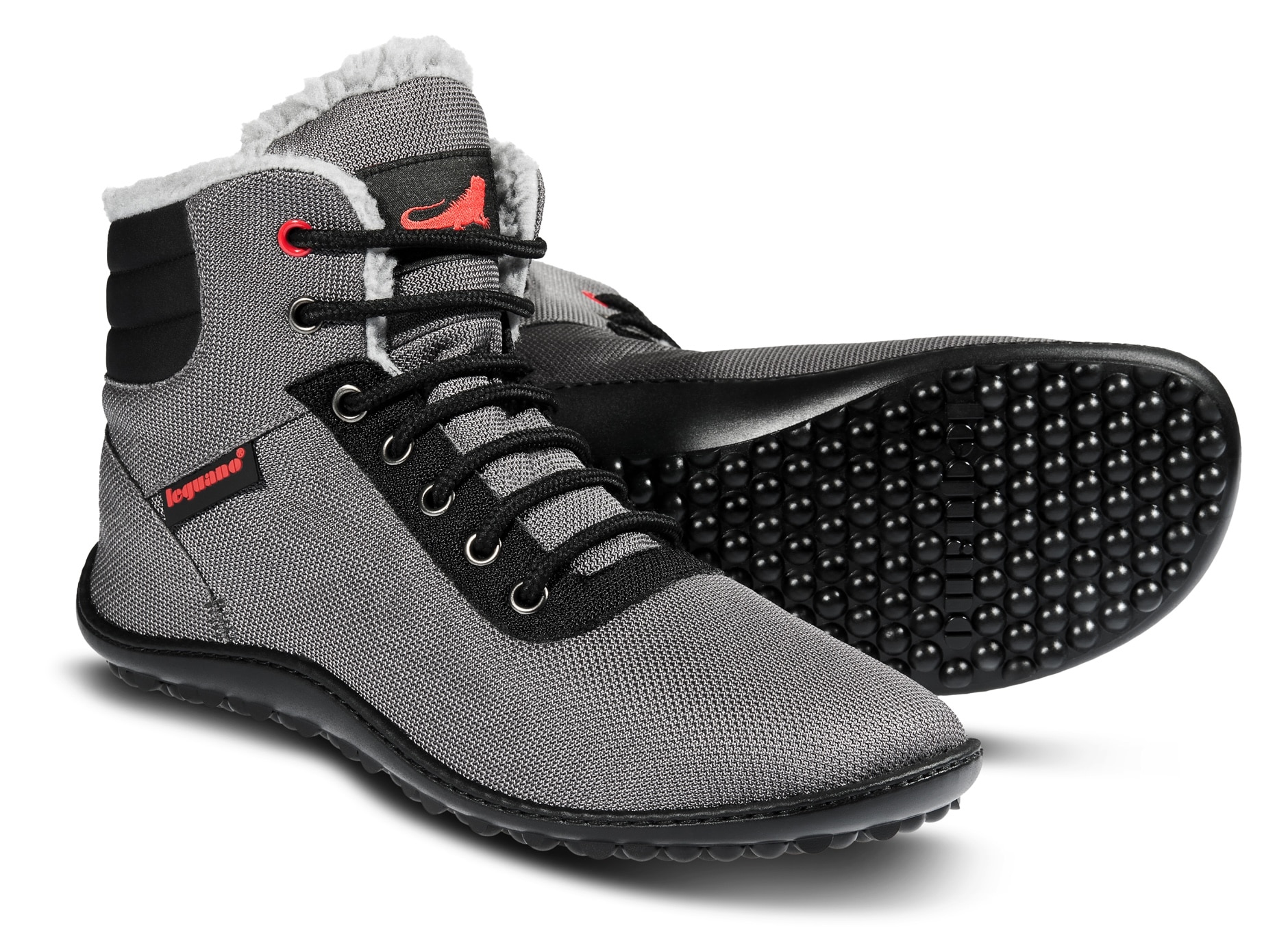 Leguano Barfussschuh »KOSMO«  , Bequemschuh, Schnürboots mit einzigartiger Halbkugel-Laufsohle
