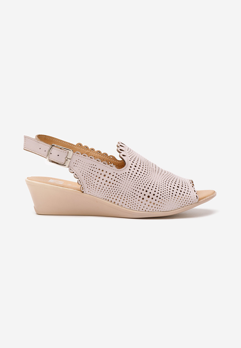 Sandales en cuir femme lilas Claudia