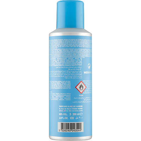Blue deospray