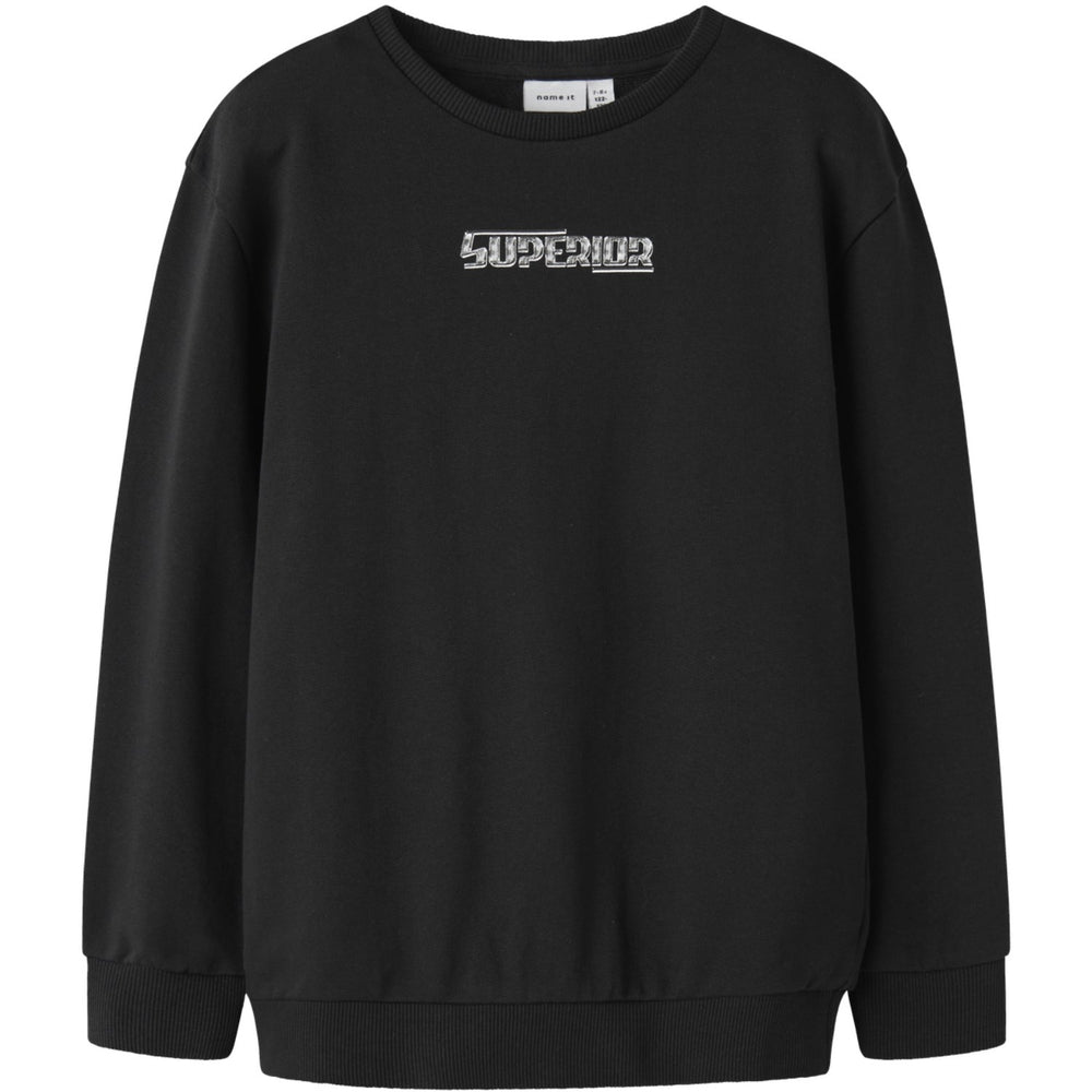 Køb Name It Black Nkmdigu Ls Nreg Sweat Unb