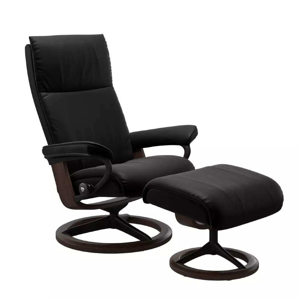 Sessel mit Hocker Aura Signature
