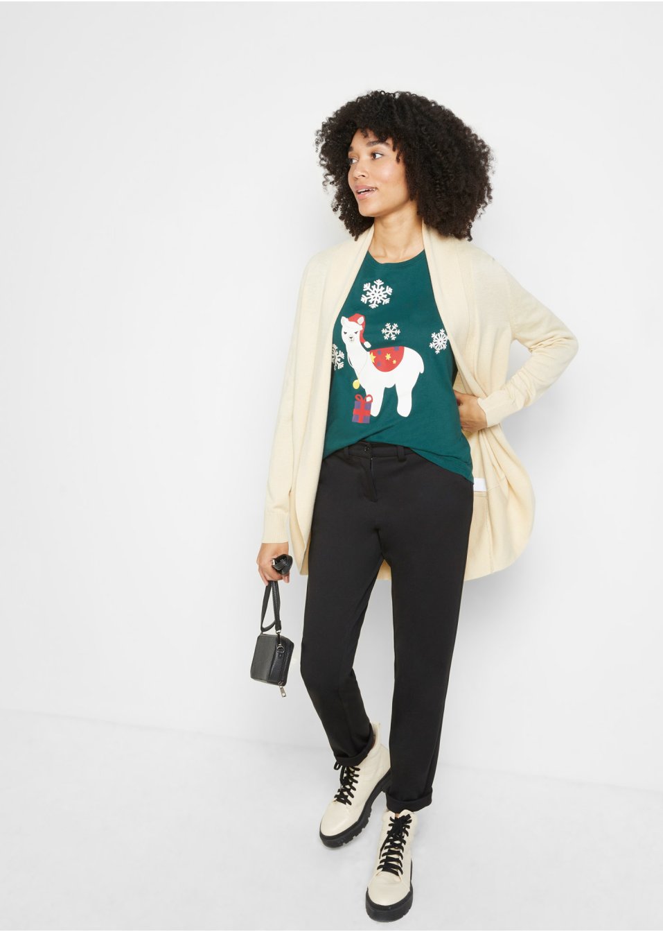 T-shirt de Noël à manches longues