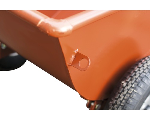 CAPITO Kipbare Japanse Aanhangwagen COMPACT 150 Liter 180° Kantelbaar Luchtbanden met Blokprofiel en Stalen Velg incl. Kunststof Handgrepen