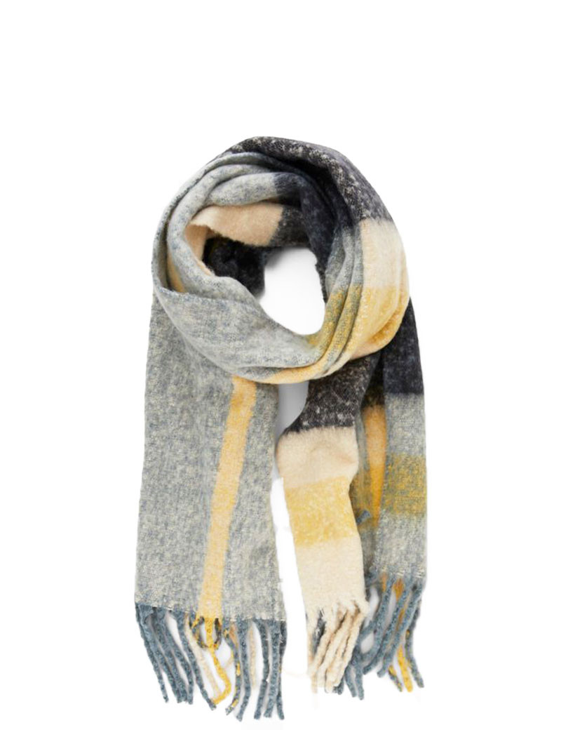 PIECES ECHARPE LONGUE BEA TROOPER CHECKED