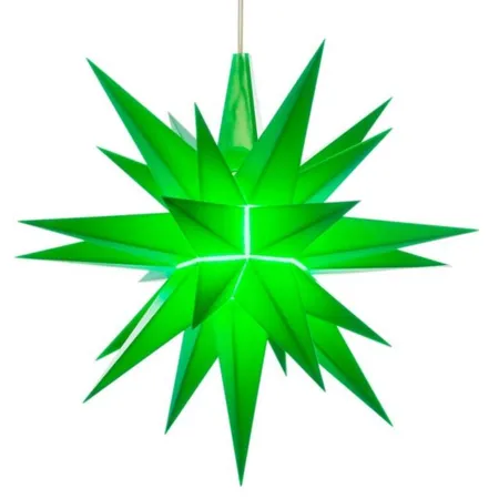 Herrnhuter Sterne Innenstern A1e grün, ca. 13cm, mit Kabel