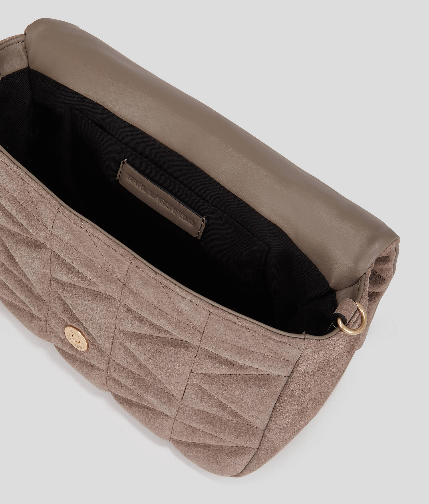 SAC BANDOULIÈRE AVEC ANSE SUPÉRIEURE EN NUBUCK K/KUILT