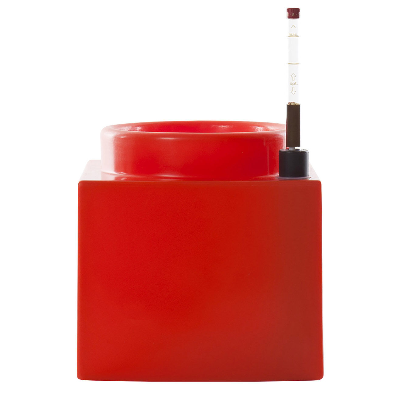 Serralunga Pot Nello Il Matto Design par Corrado Tibaldi rouge - 24.5x20.5x24.2 cm