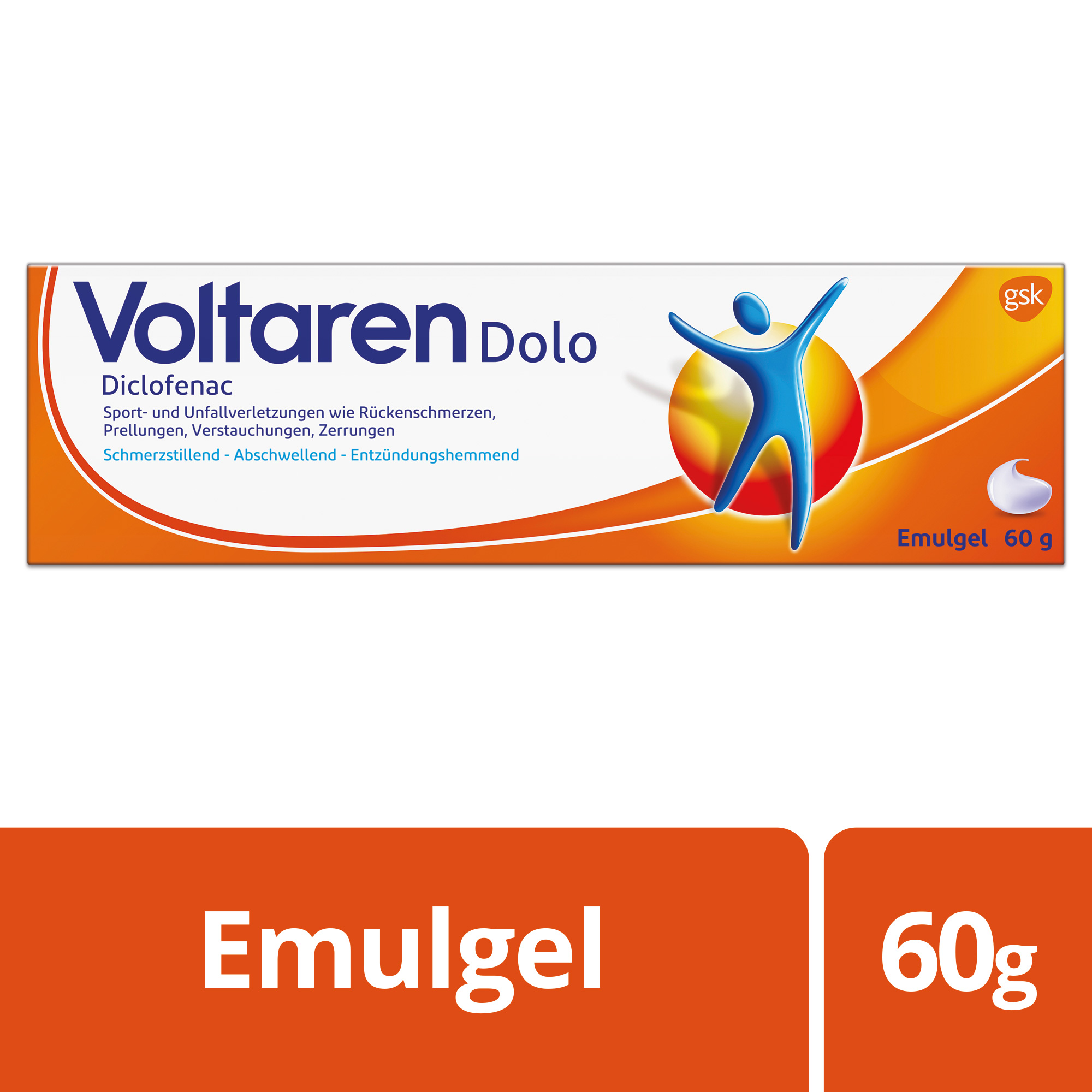 Voltaren Dolo<br>60 g, Tube, Gel