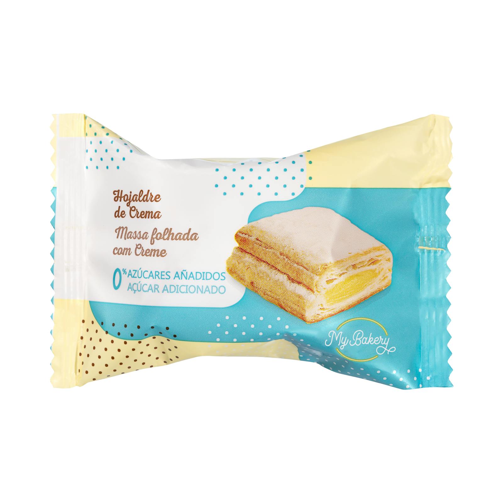 Pâte feuilletée fourrée à la crème Hacendado sans sucre ajouté
