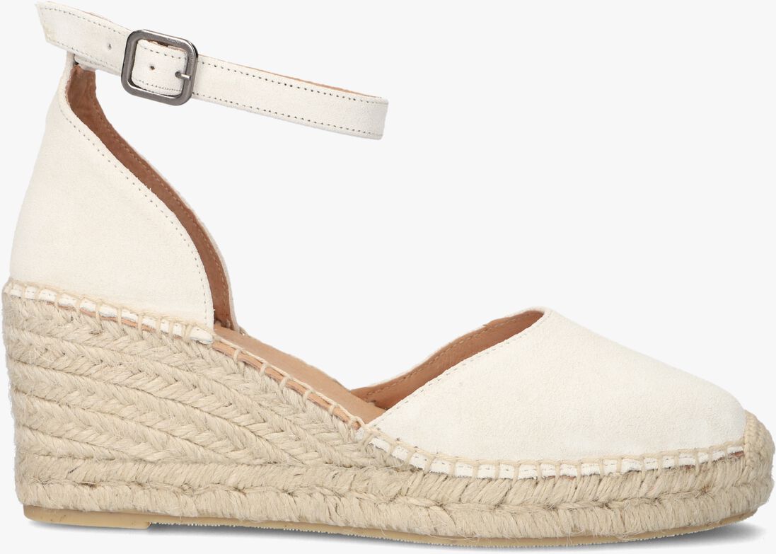 beige via vai sandalen met hak flora braid