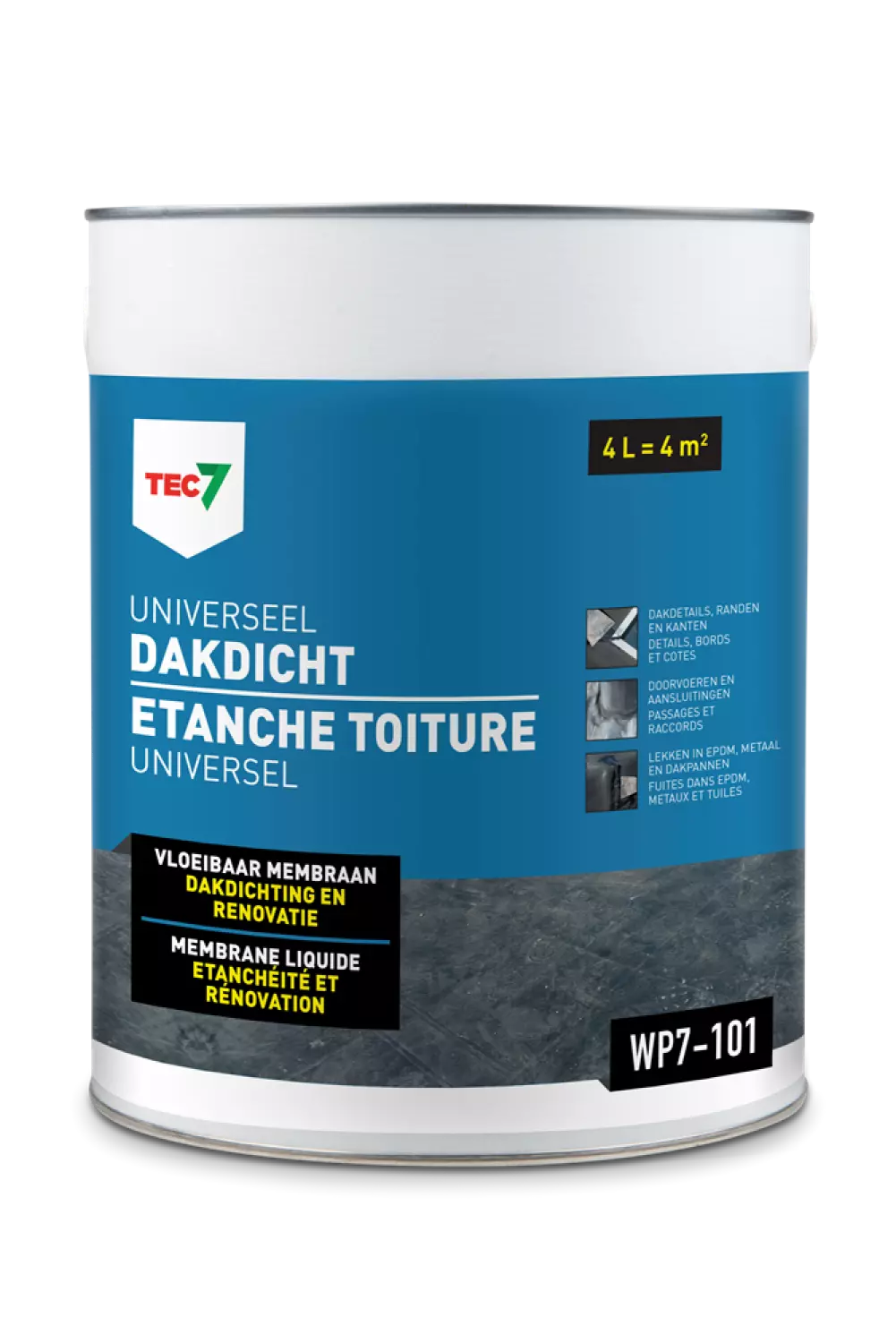 TEC7 602470000 WP7-101 Universeel Dakdicht - 4L